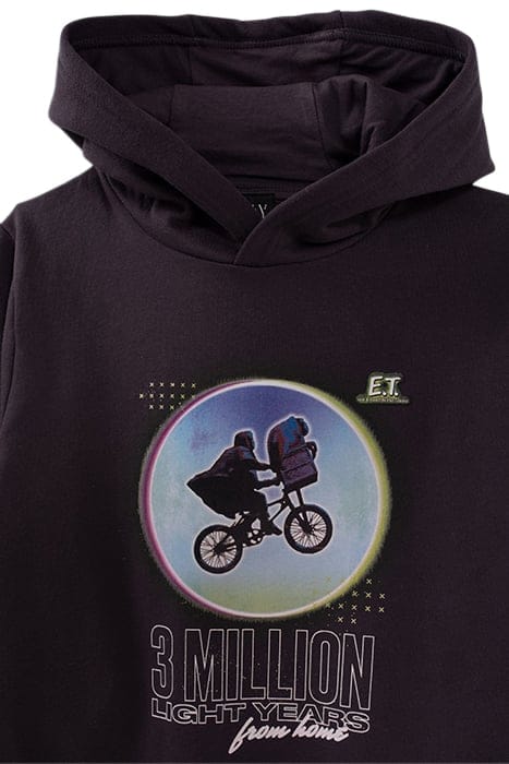 BOYS’ GREY HOODIE WITH ET THE EXTRA-TERRESTRIAL IMAGE GREY 3