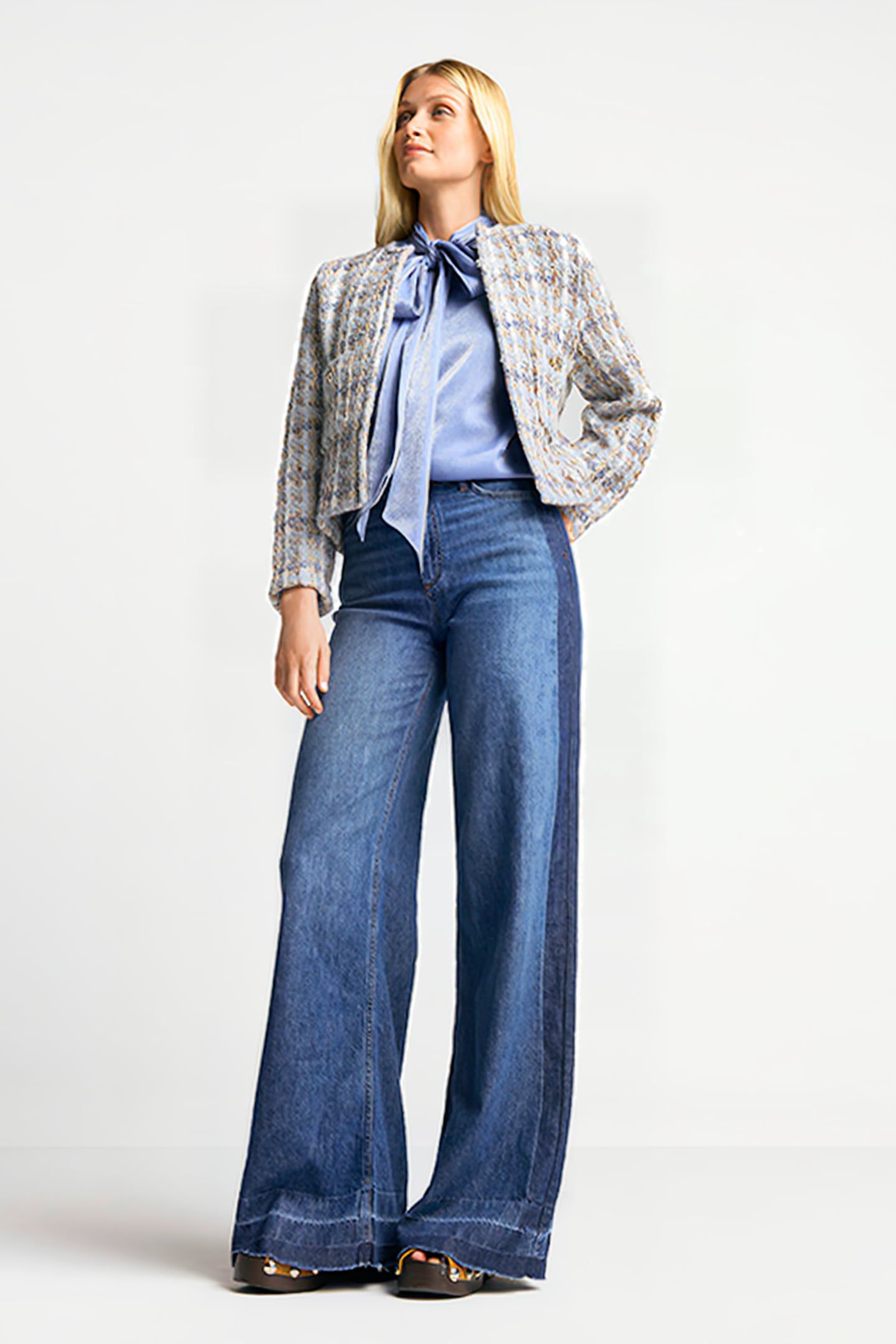 MARLENE DENIM SIDE STRIPE DENIM BLUE 2