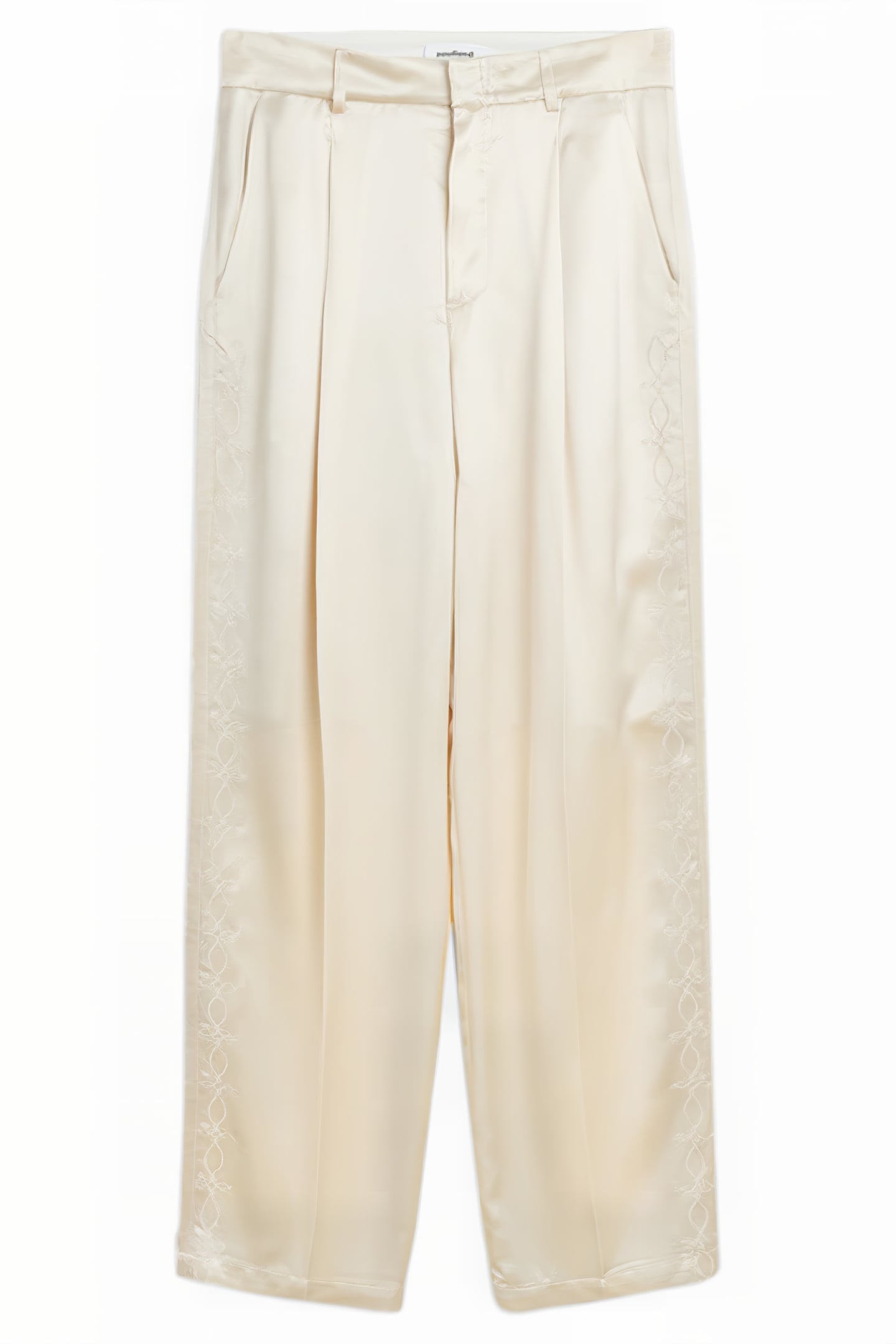 ULA EMBROIDED PANTS OFF WHITE 1
