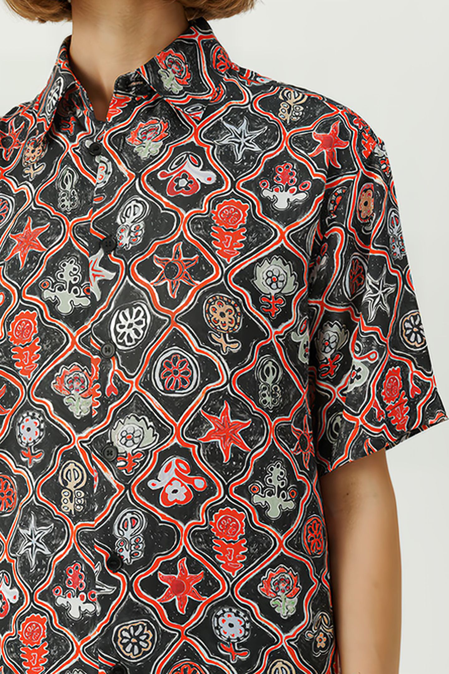 JODIE SHIRT BLACK AOP 6