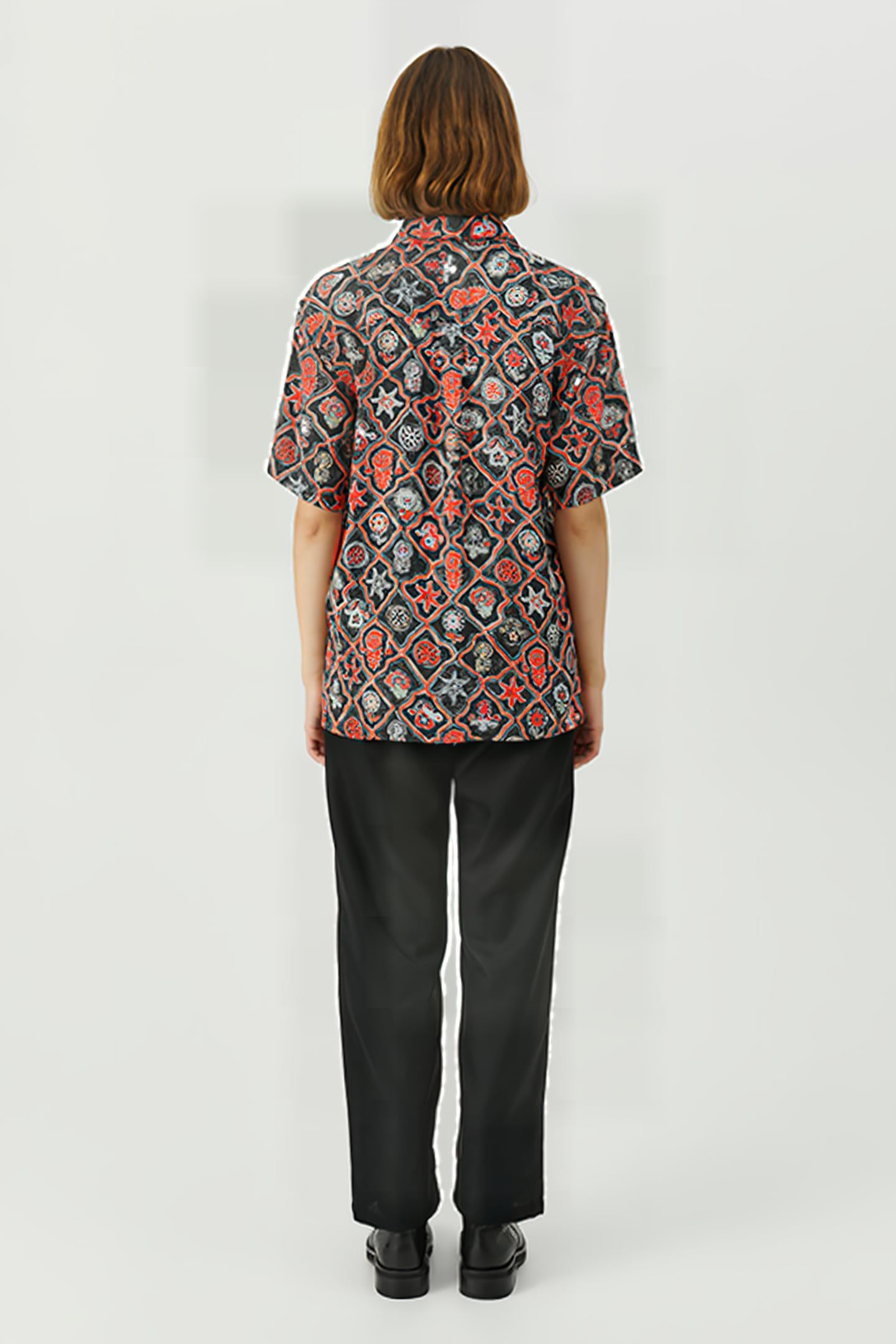 JODIE SHIRT BLACK AOP 4