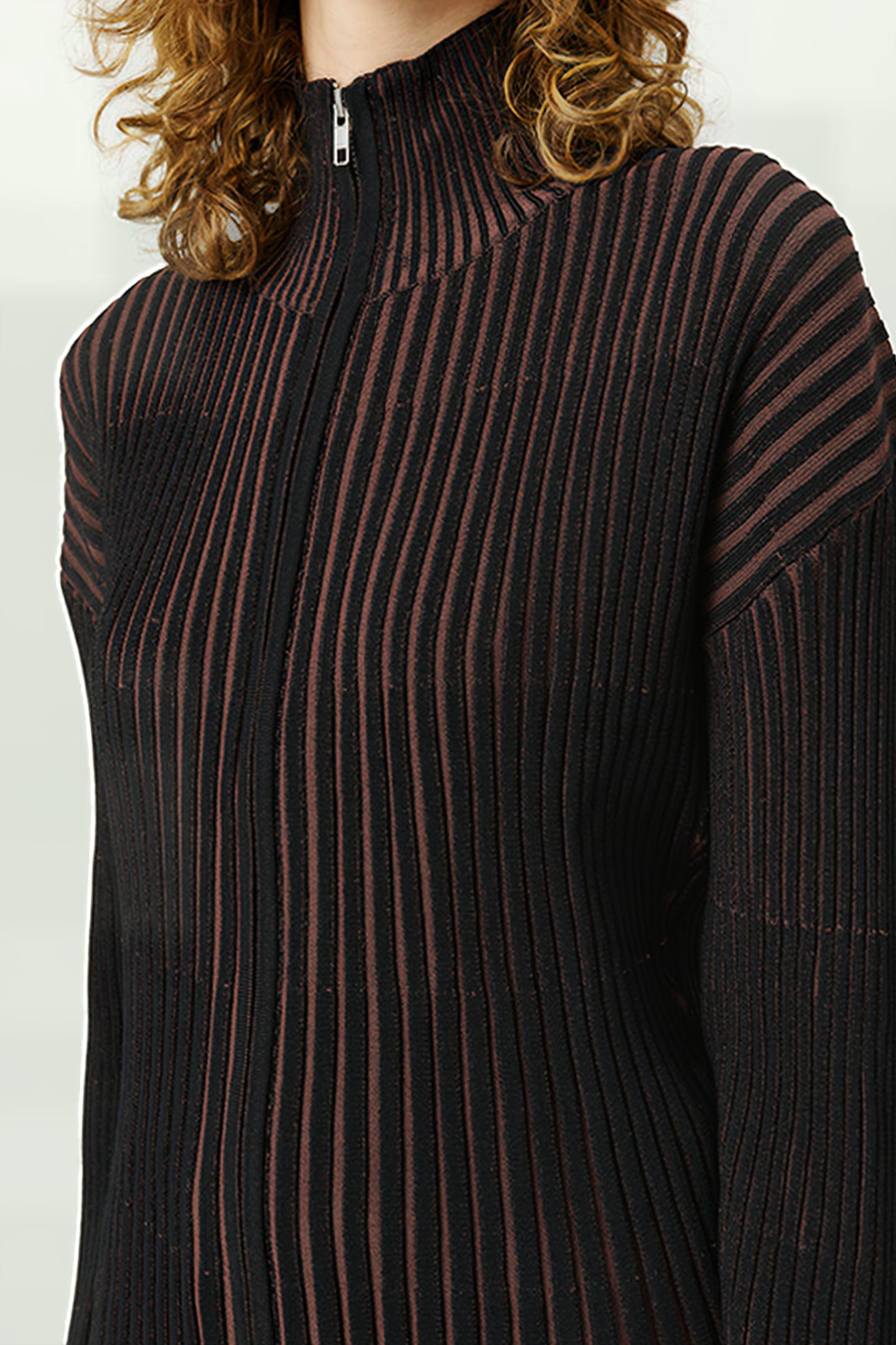 NIKA TOP BROWN MULTI 8