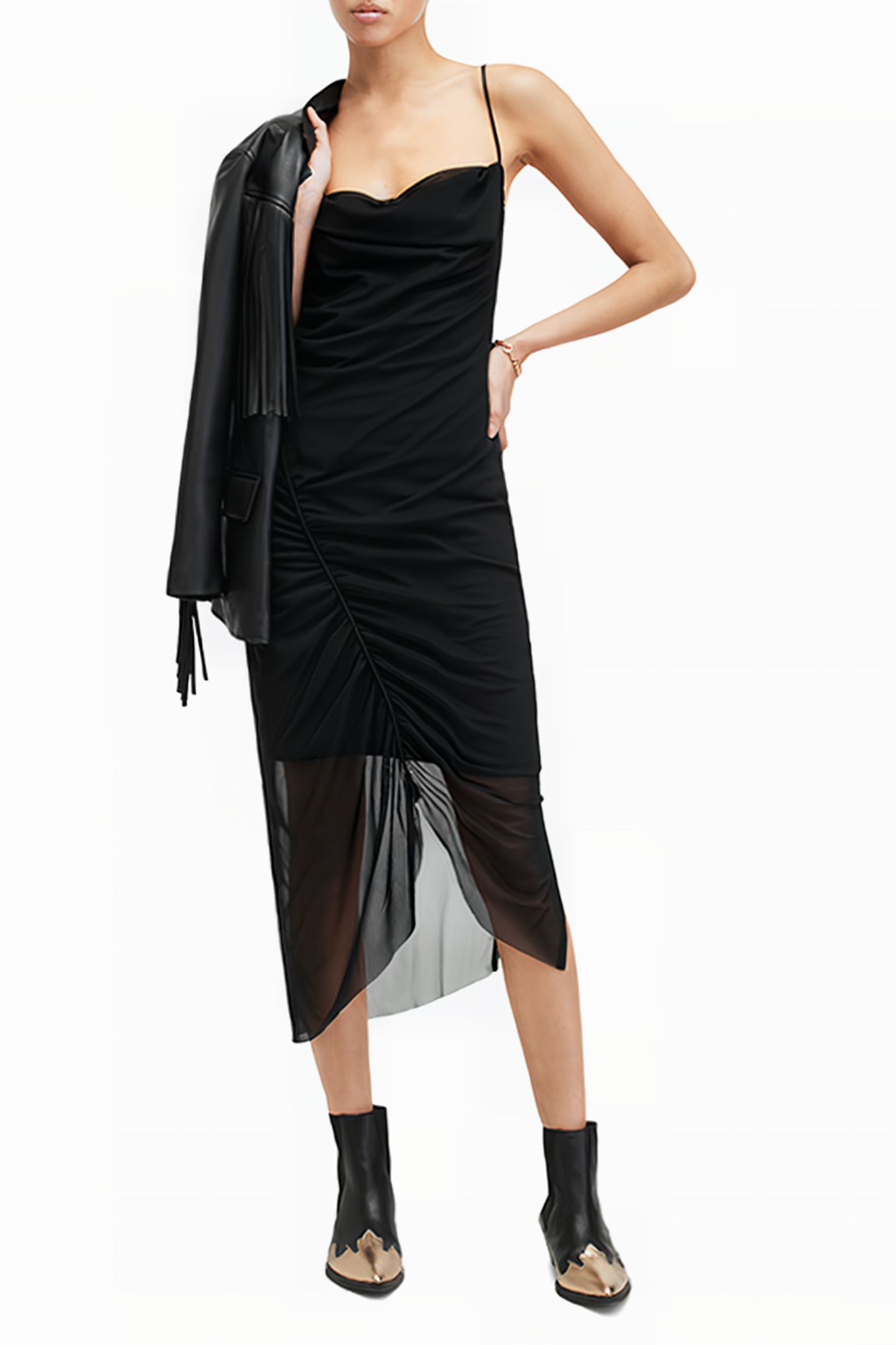 ULLA DRESS BLACK 1