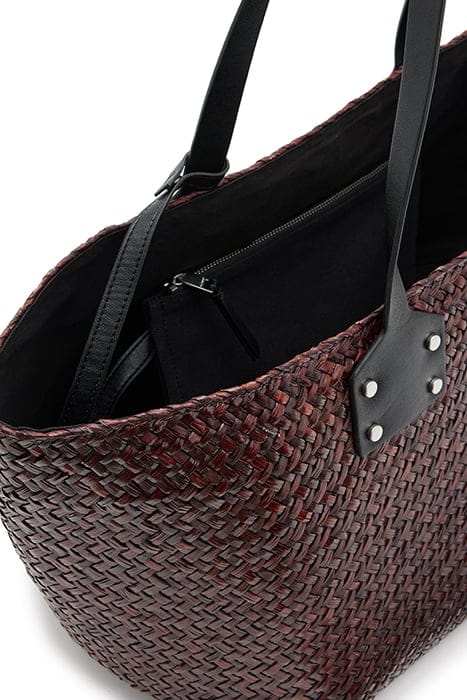 MOSLEY STRAW TOTE PEAT BROWN 6