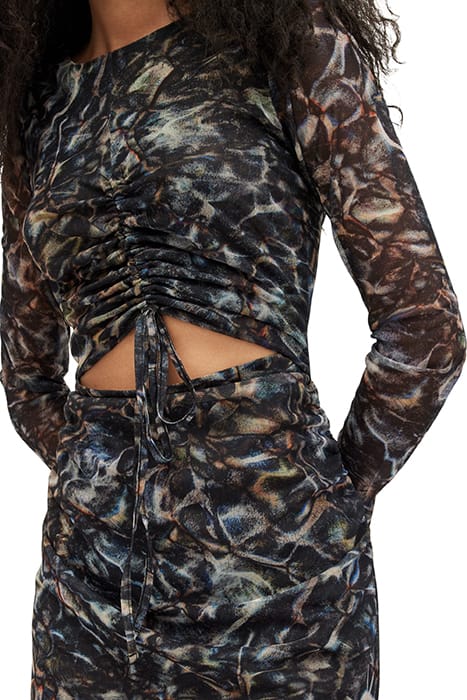 KATIE CALADESI DRESS PETROL BLUE 6