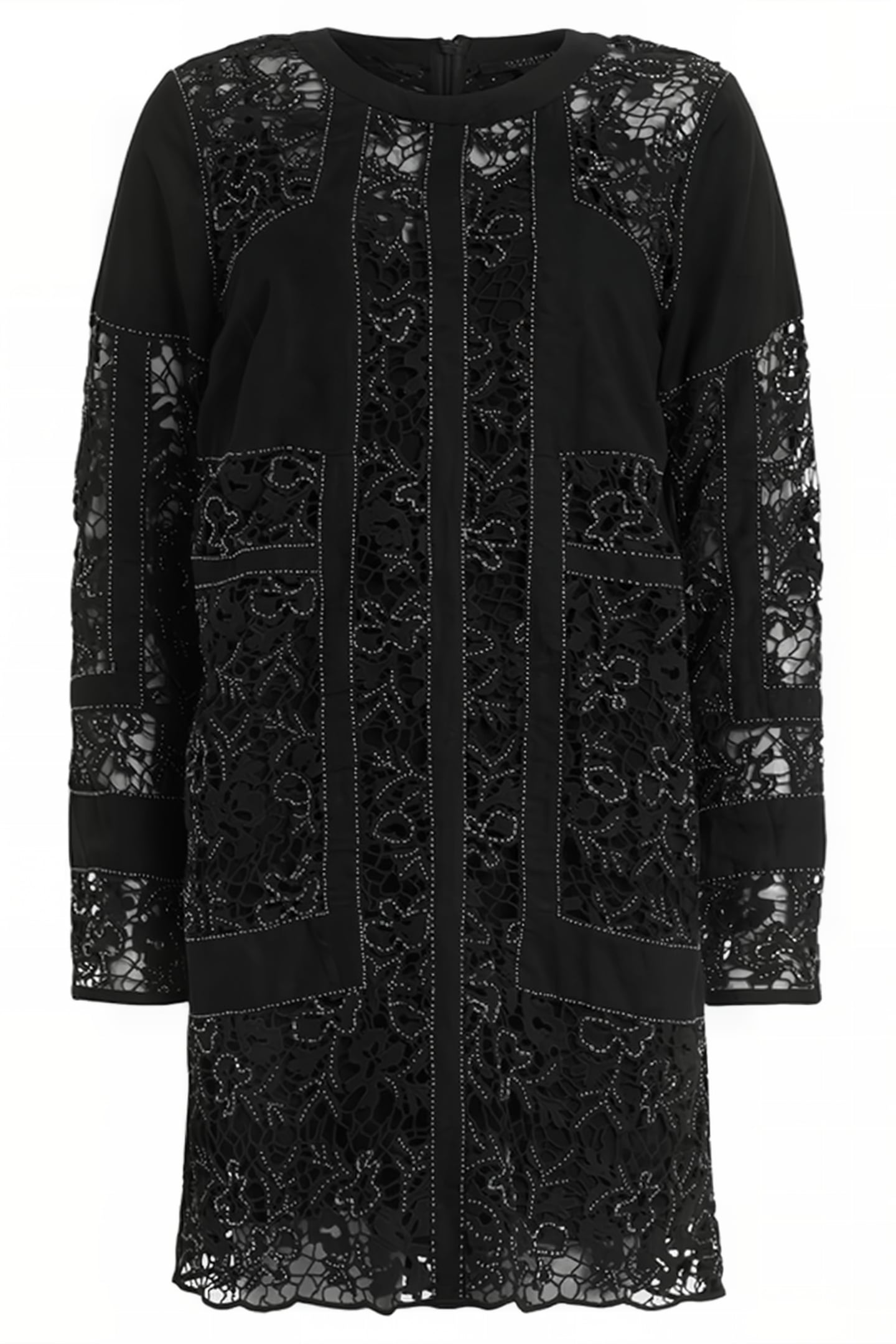NOUSH EMB DRESS JET BLACK 4