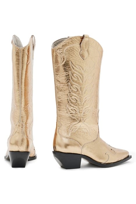 DOLLY BOOT METALLIC GOLD 4