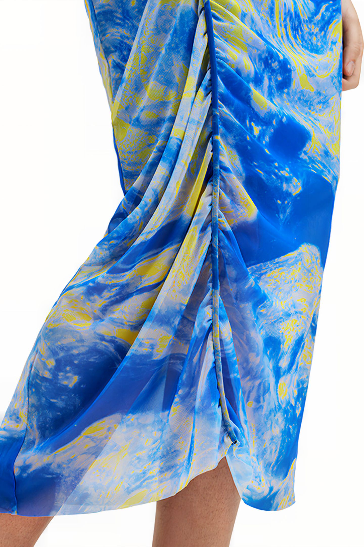 NORA INSPIRAL SKIRT ELECTRIC BLUE 7