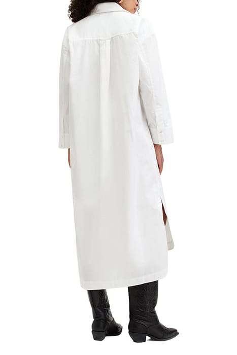 IMOGEN SHIRT DRESS CHALK WHITE 2