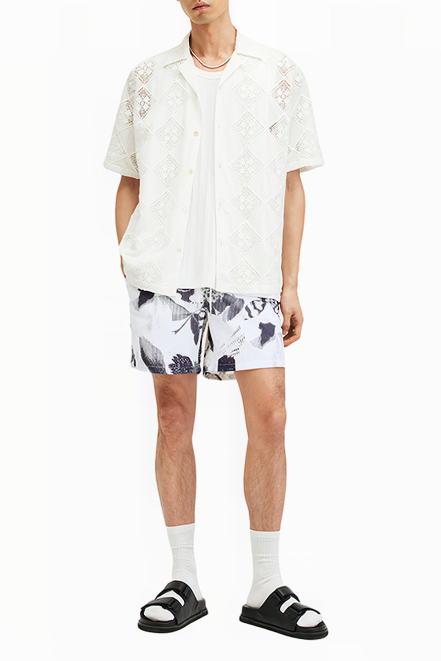 FREQUENCY SWIMSHORT OFF WHITE 3