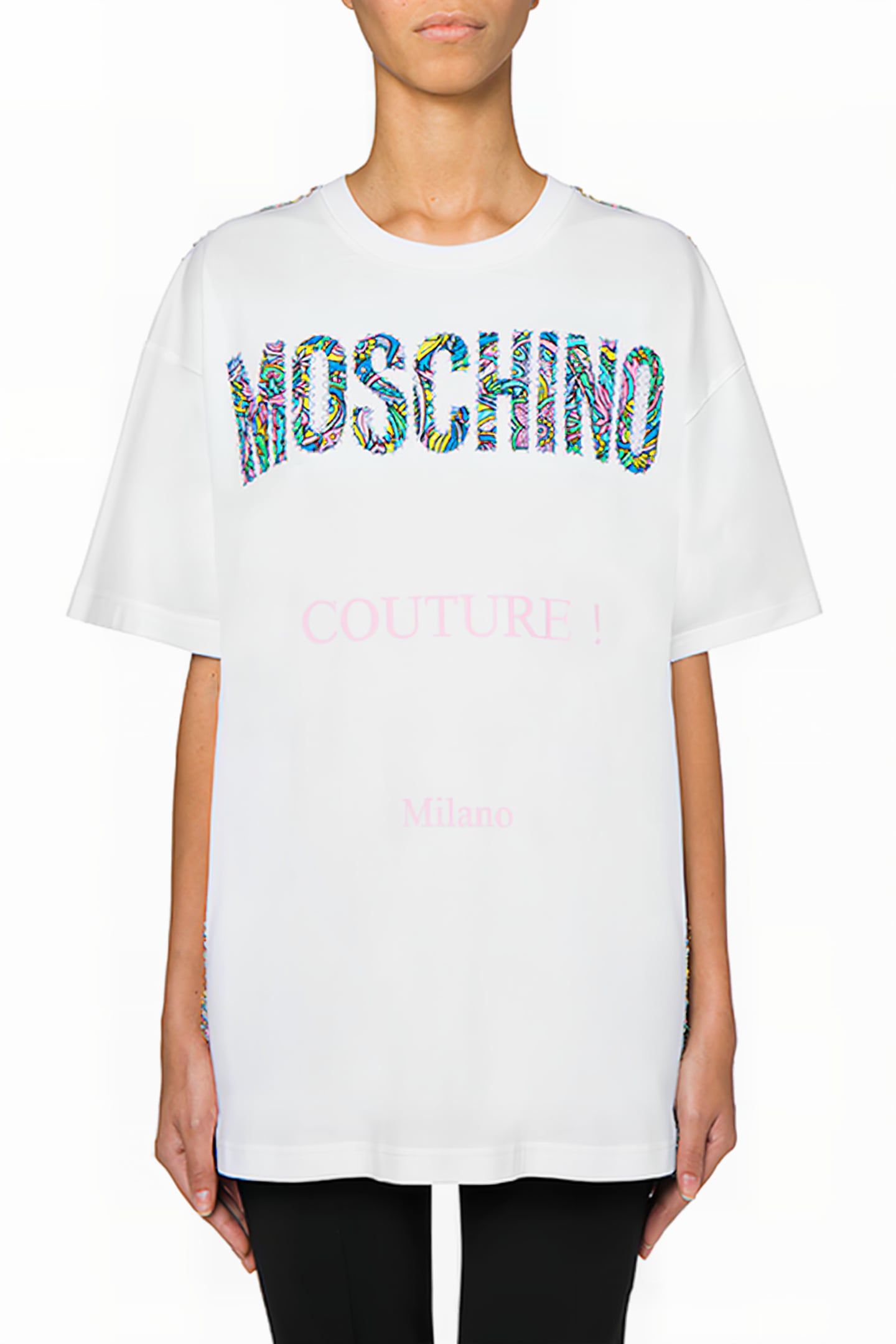 RETRÒ FLOWERS LOGO JERSEY T-SHIRT WHITE 1