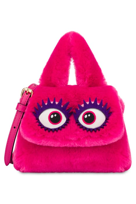 HANDBAG IN SOFT EYES FABRIC PINK 1