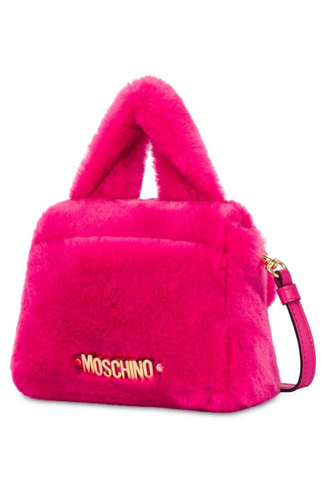 HANDBAG IN SOFT EYES FABRIC PINK 2