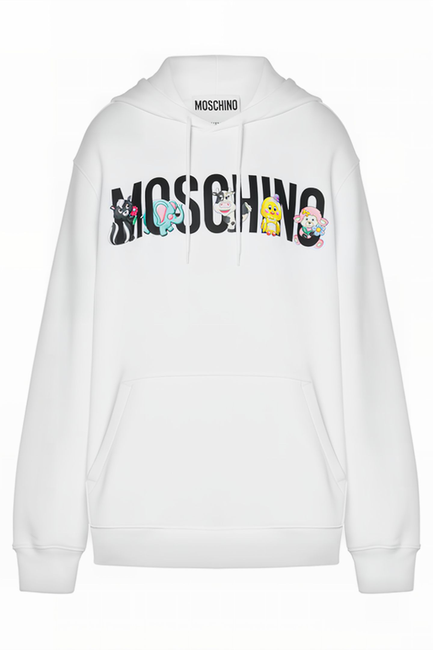 CALICO ANIMALS LOGO HOODIE WHITE 3