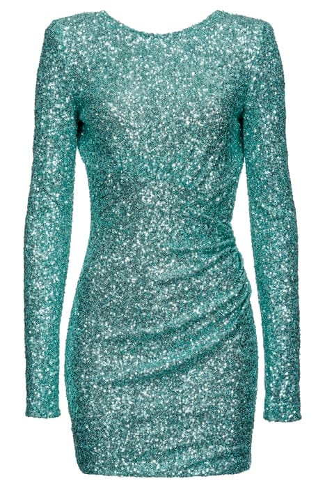 PALMAROLA ABITO FULL PAILLETTES ULTRAMARINE GREEN 4