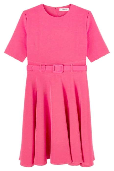 SHORT DRESS WITH BELT 4