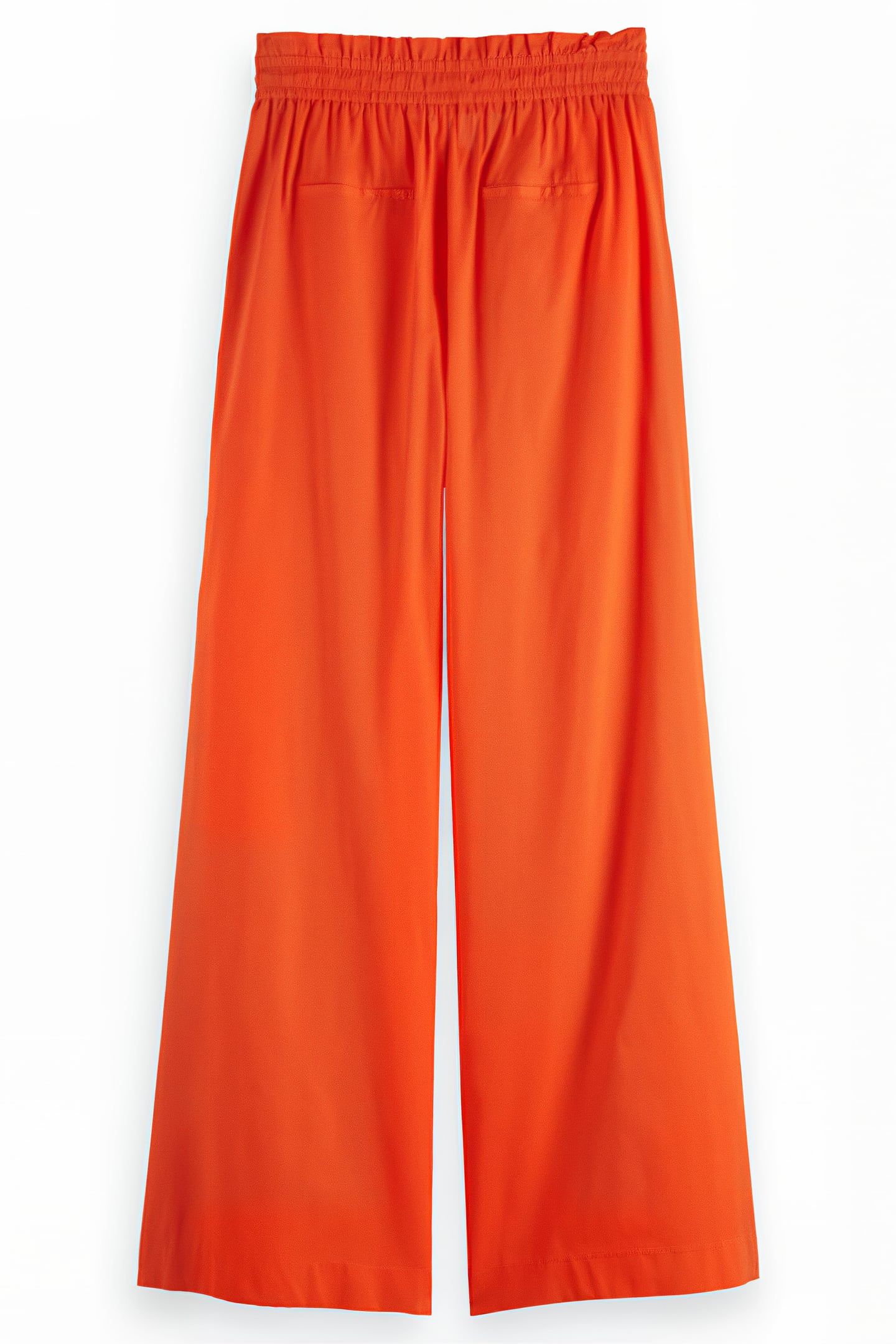 HIGH RISE COTTON VOILE PULL ON PANT CANDY RED 2