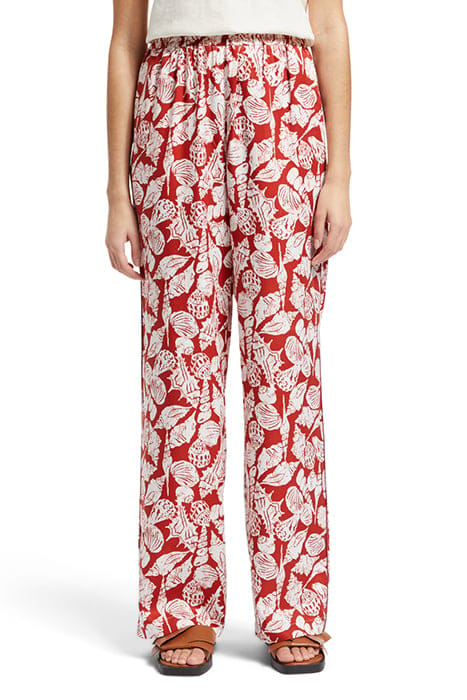 GIA SHELL BATIK PRINTED PANT SHELL BATIK TERRACOTTA 1