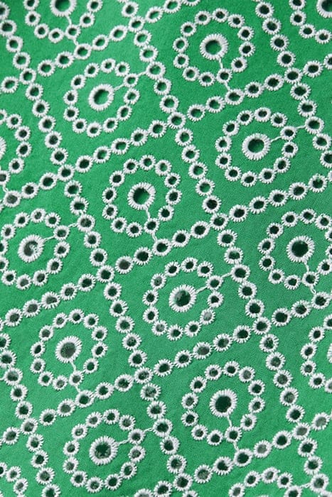 BRODERIE STRAIGHT LEG PANT GREEN BRODERIE ANGLAISE 9