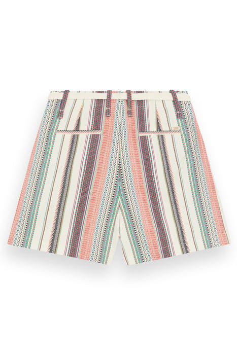 HIGH RISE CRAFTED STRIPE SHORT CRAFTED STRIPE 4