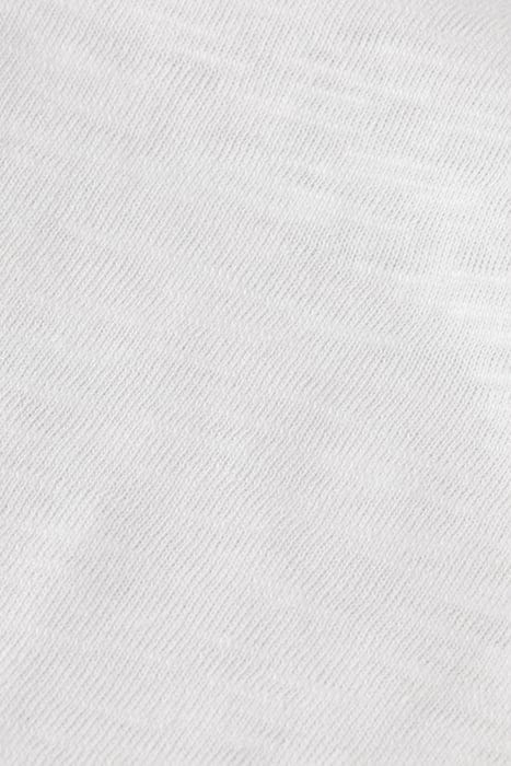 LAYERED SLEEVE BOAT NECK T-SHIRT WHITE 3
