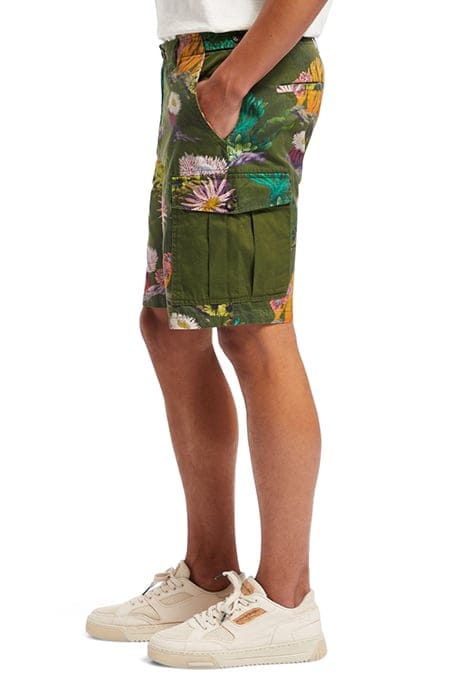 SEASONAL - RELAXED PRINTED TWI CAMO CORAL AOP 6