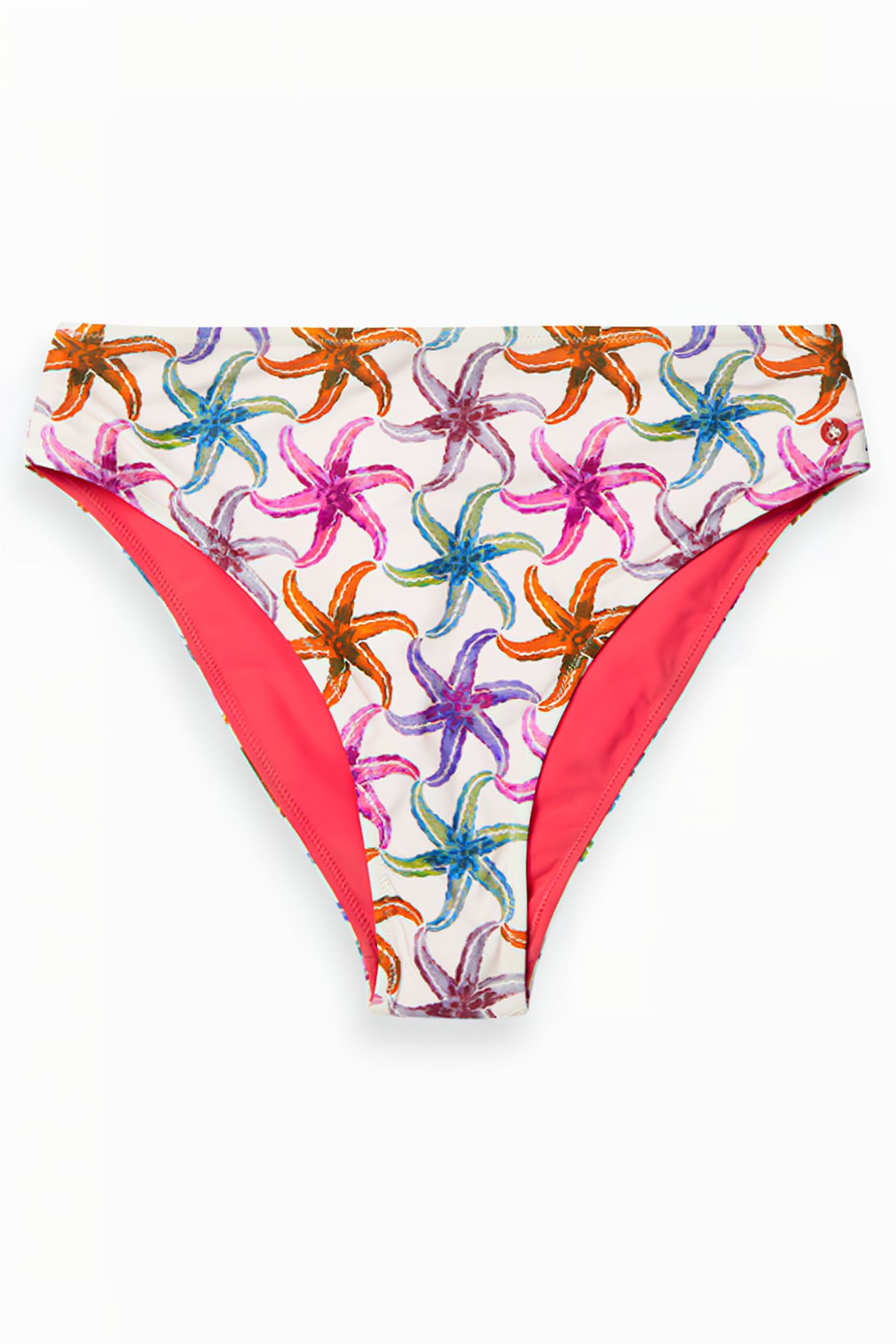 REVERSIBLE HIGH-WAIST BIKINI BOTTOM STARFISH 3