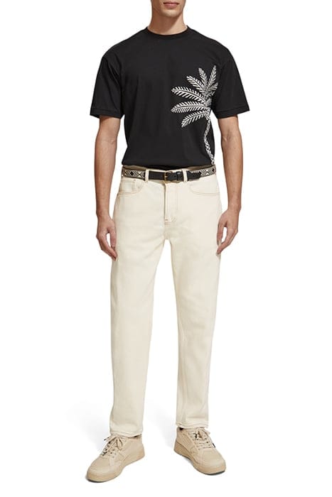 THE DROP REGULAR TAPER JEANS WHITEWASH 3