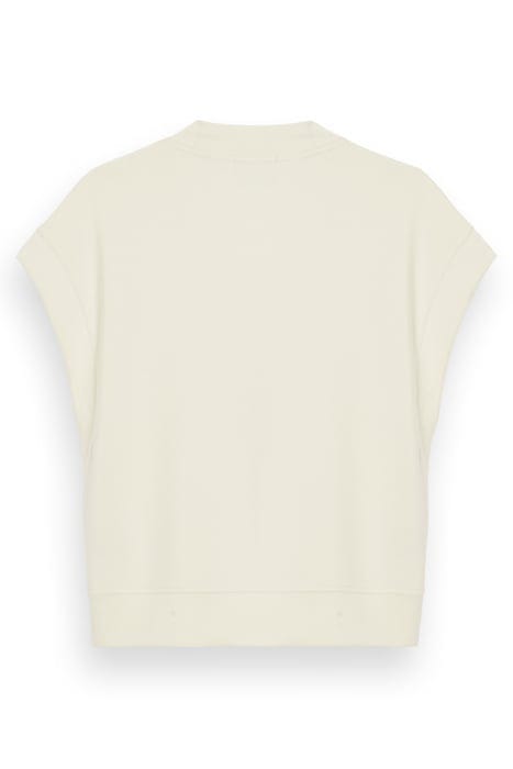 V-NECK SLEEVELESS MODAL SWEATSHIRT SOFT ICE 2