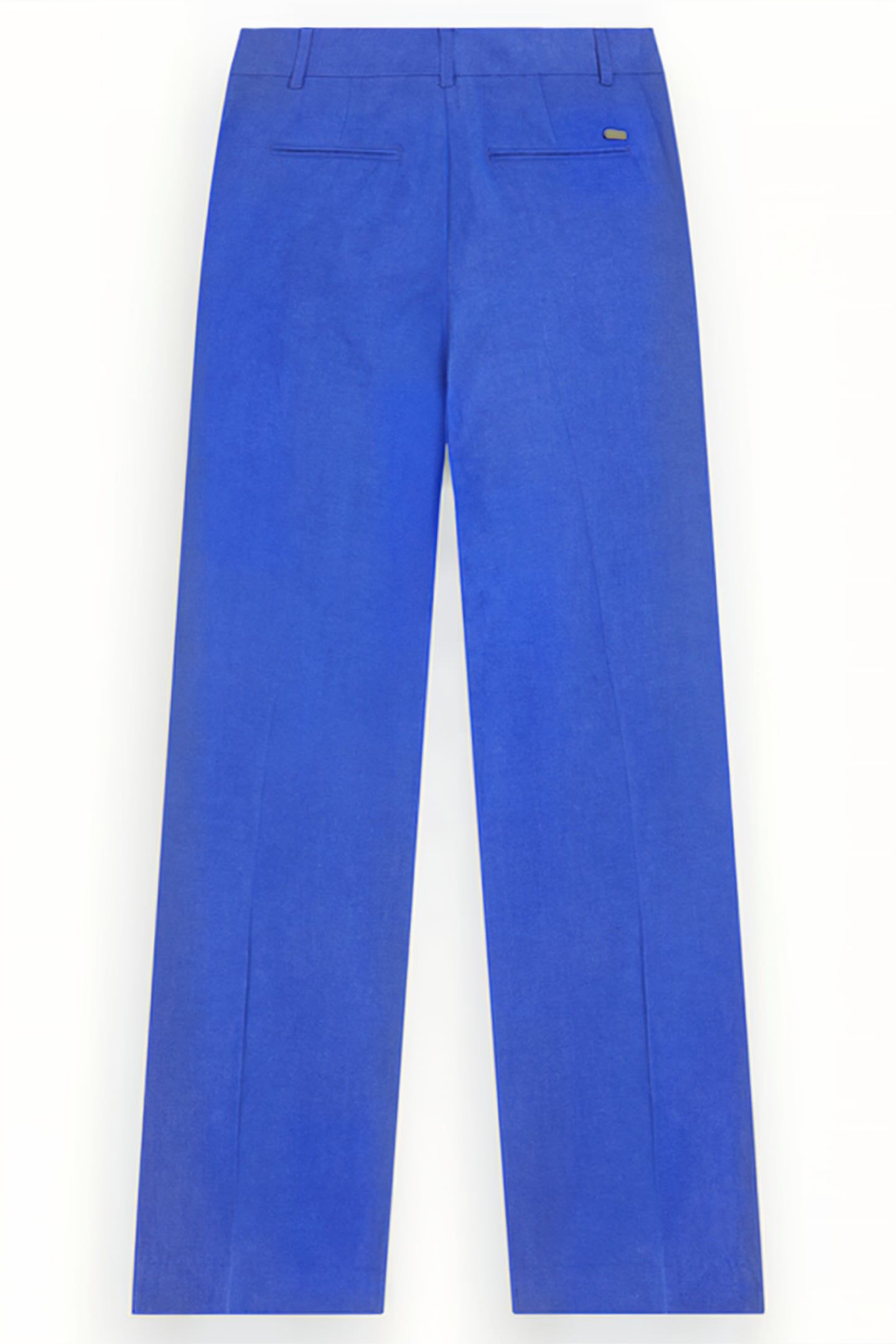 EDIE - HIGH RISE WIDE LEG TROUSERS ELECTRIC BLUE 5