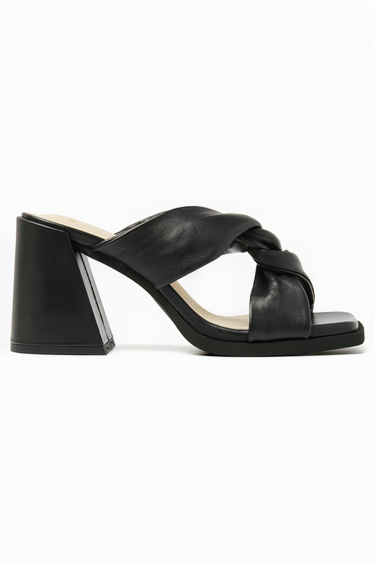 LANA TWIST BLACK LEATHER 1
