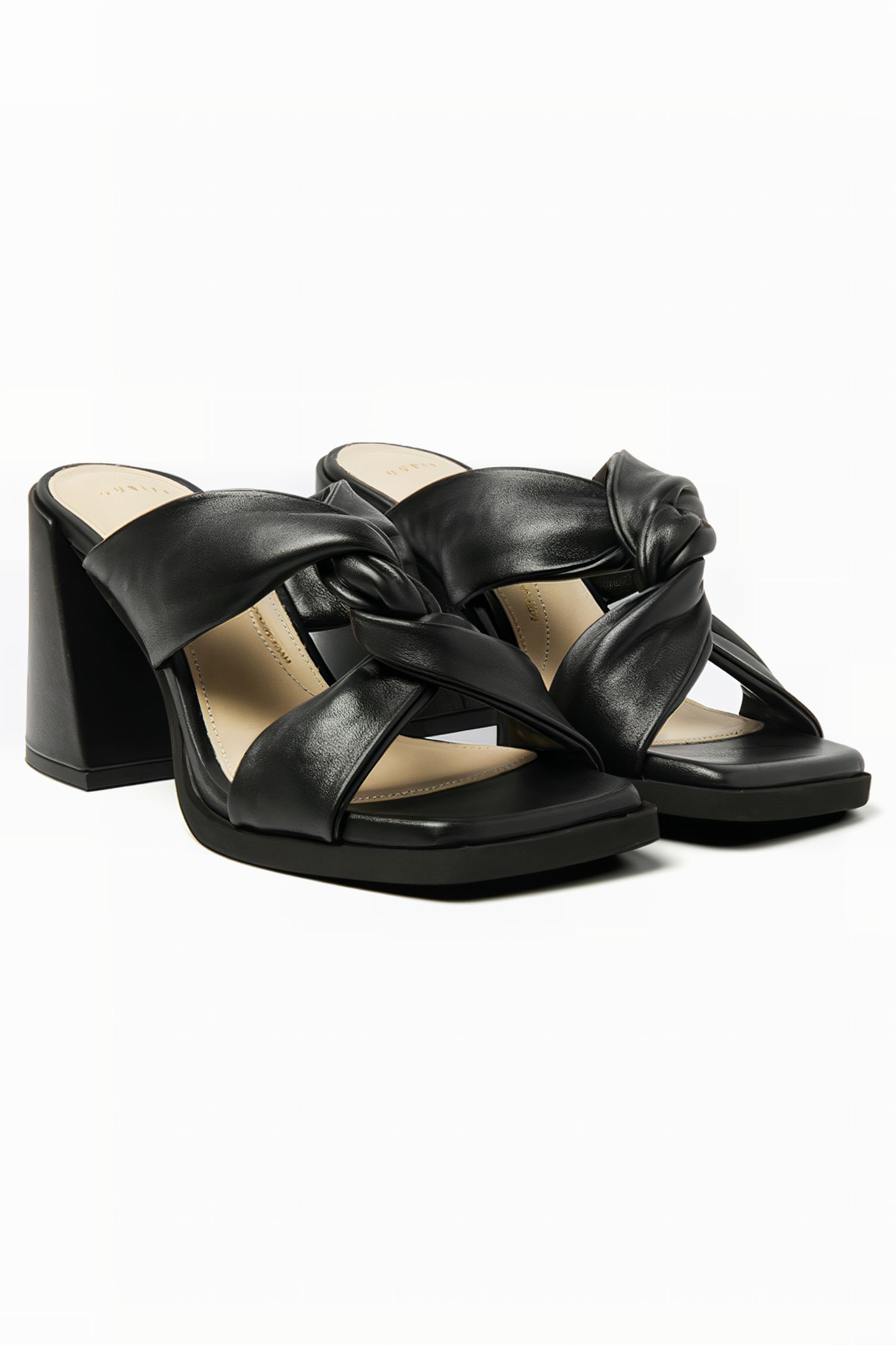 LANA TWIST BLACK LEATHER 2