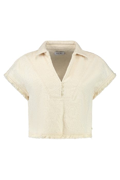 IRIS INTARSIA TOWELING TOP SHIWI KIT PAISLEY 5