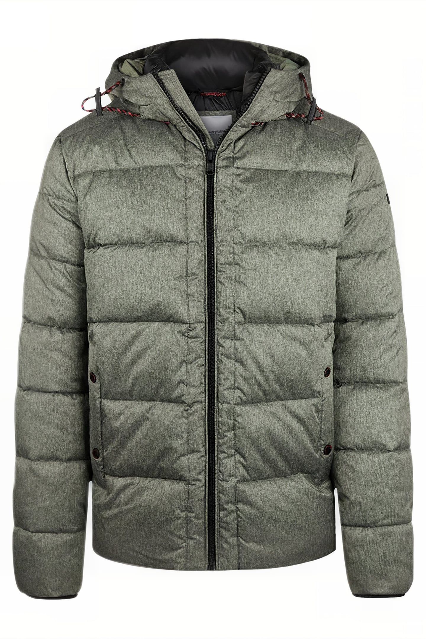 HOODED BOMBER PINE GREEN 1
