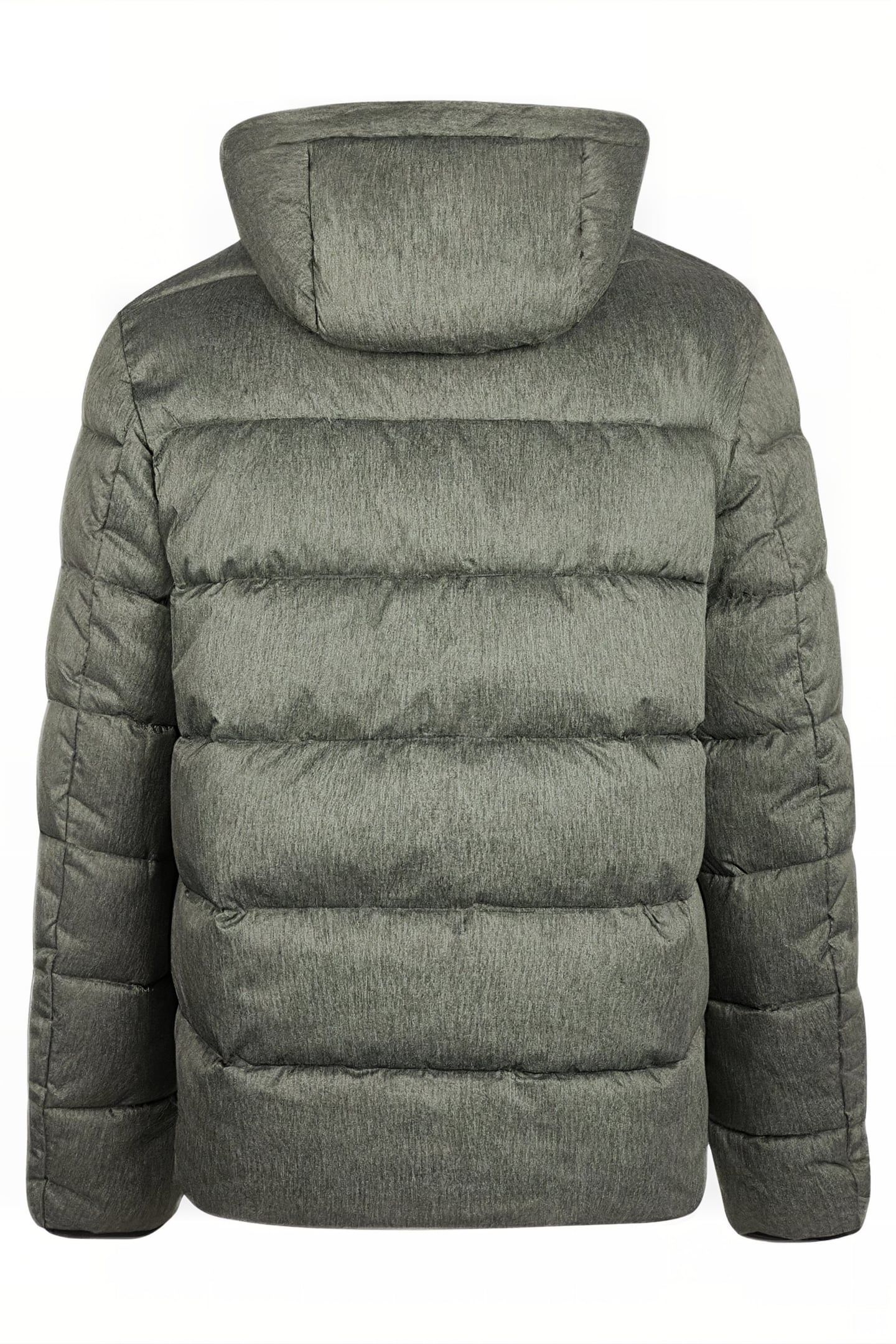 HOODED BOMBER PINE GREEN 2