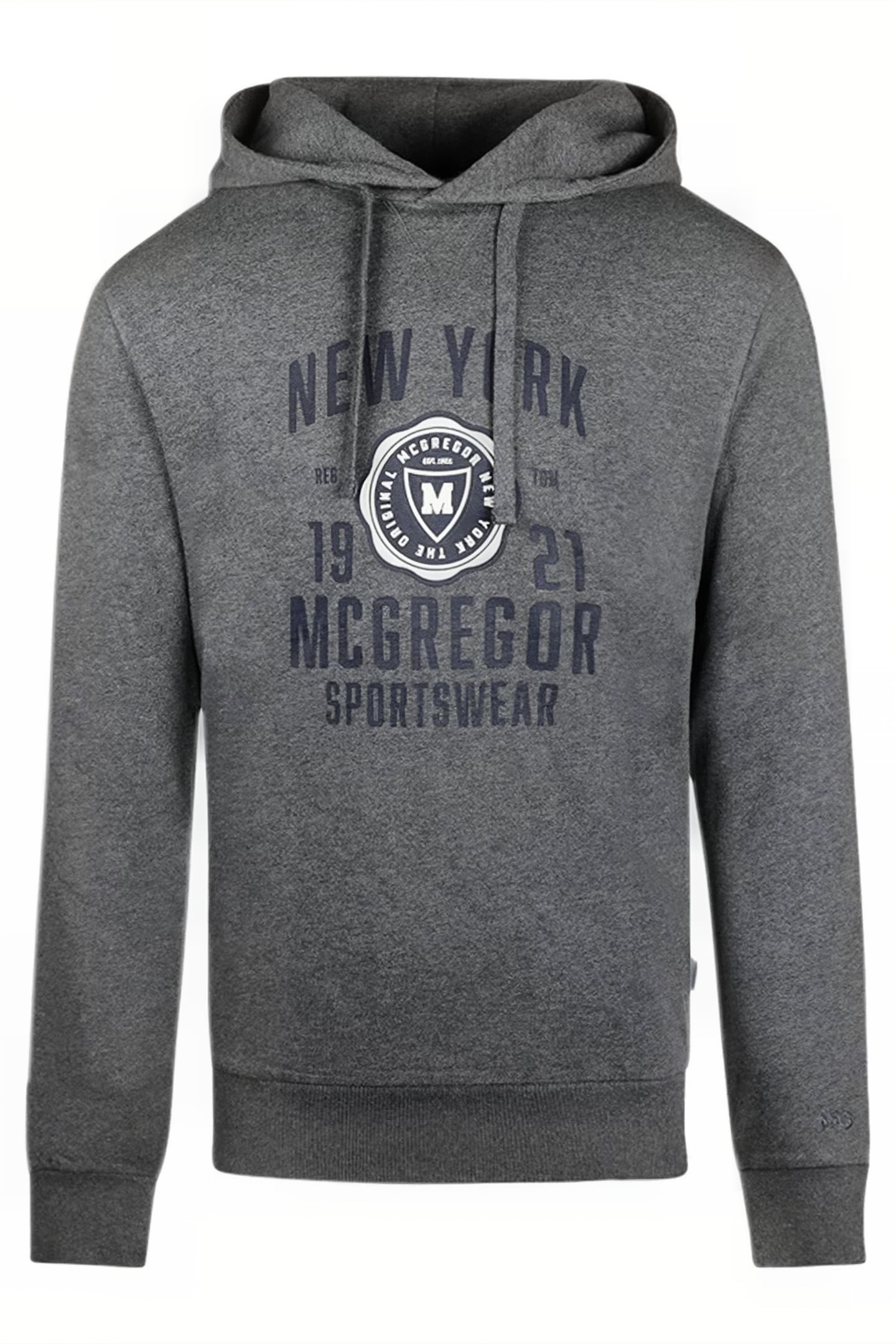 GRAPHIC HOODY DARK GREY MELANGE 1