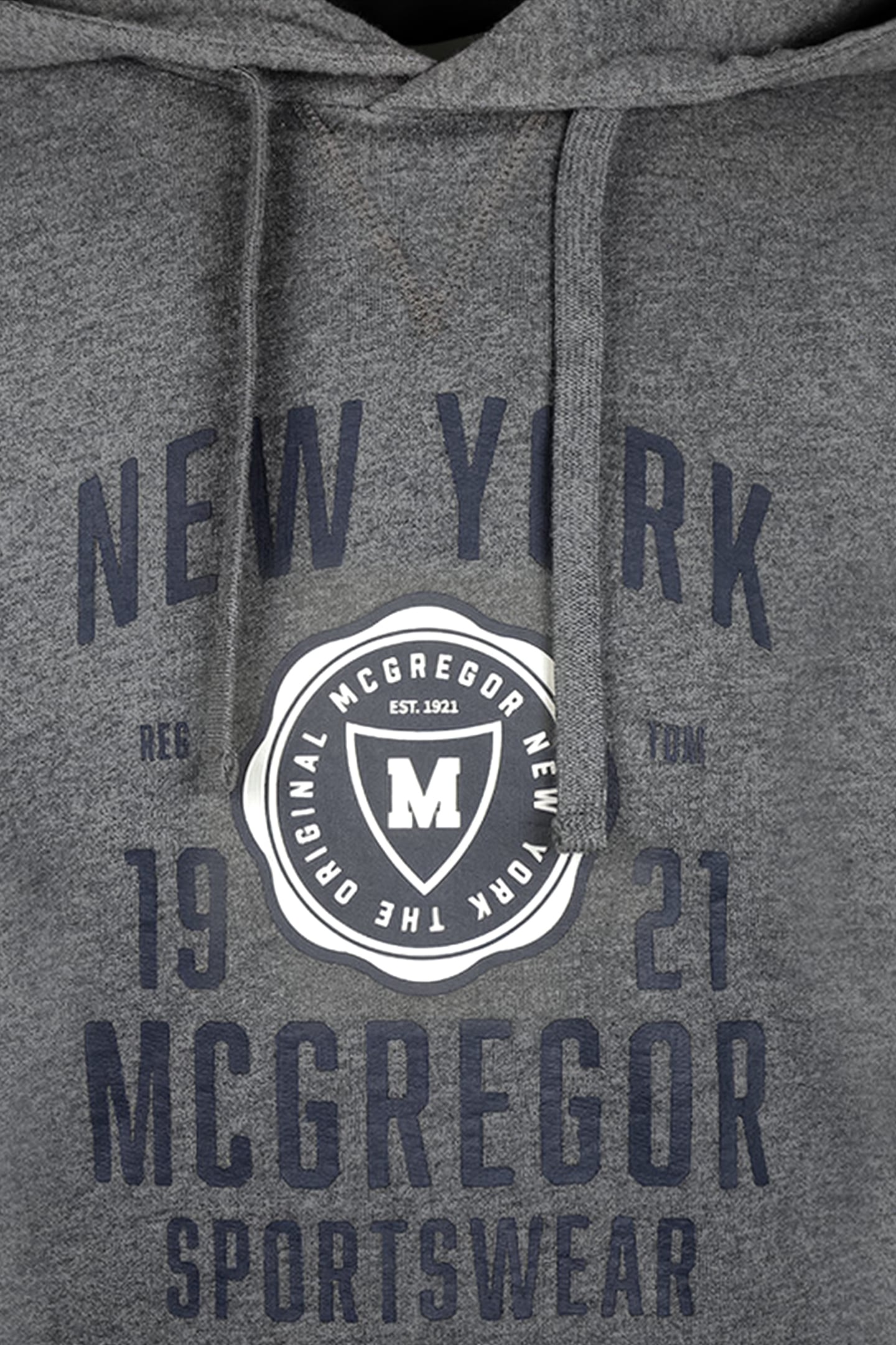 GRAPHIC HOODY DARK GREY MELANGE 3