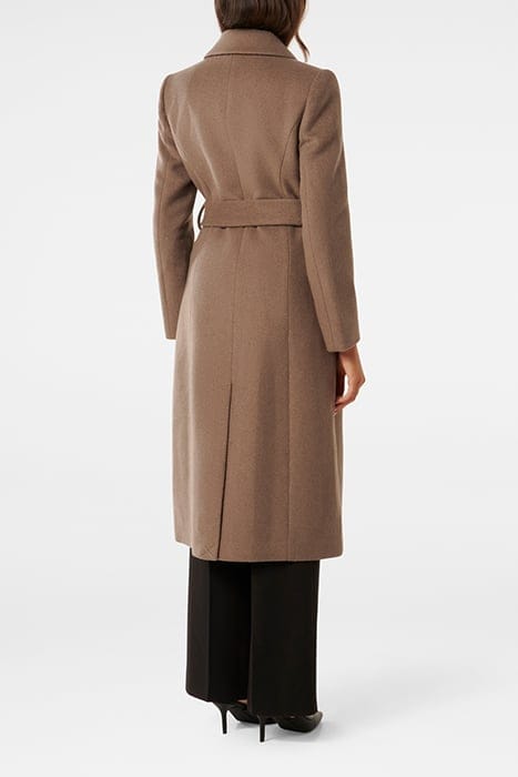 CHARLOTTE PETITE WRAP COAT ASH BROWN 2