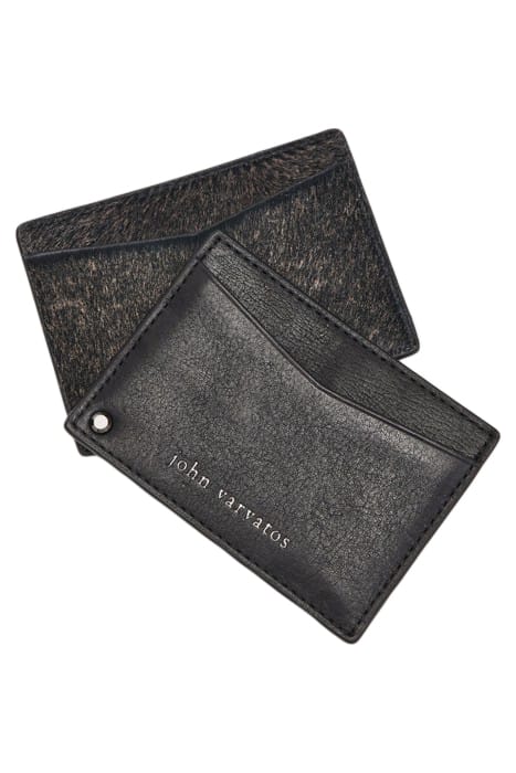 HERITAGE DUAL SWING CARD CASE BLACK 2