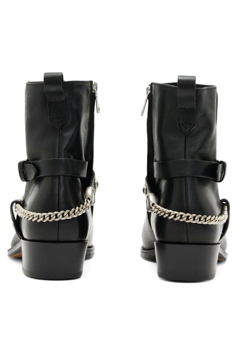LUDLOW DOUBLE BELT ZIP BOOT BLACK 2