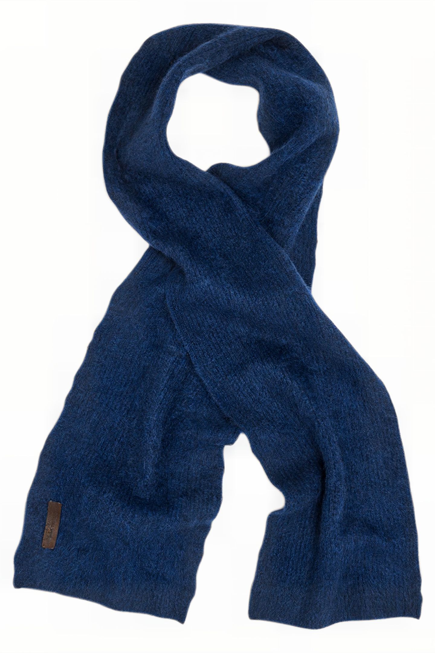 LEA BRUSHED CASHMERE SCARF NIGHT SHADOW 1