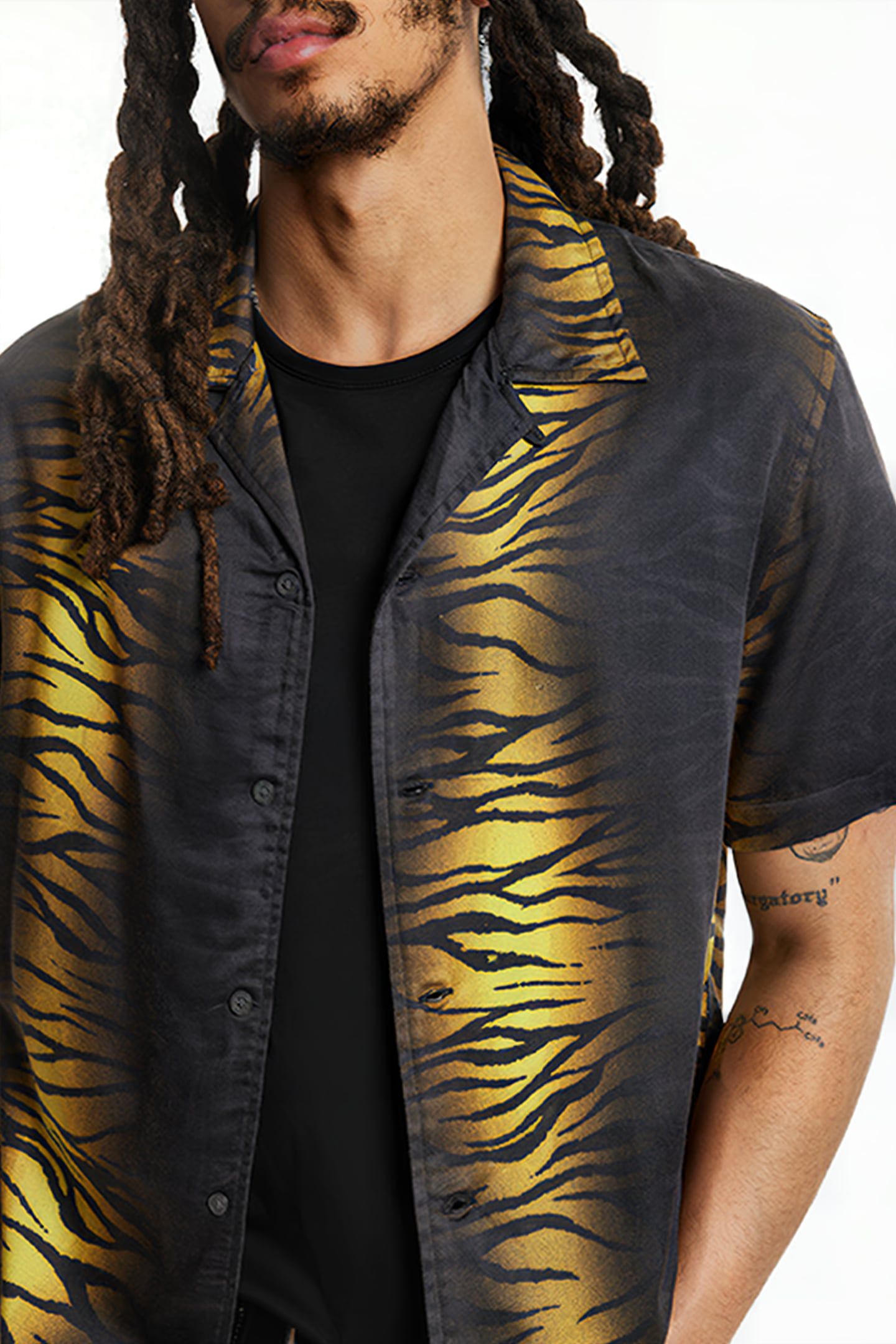 DANNY SS CAMP SHIRT CITRON 3