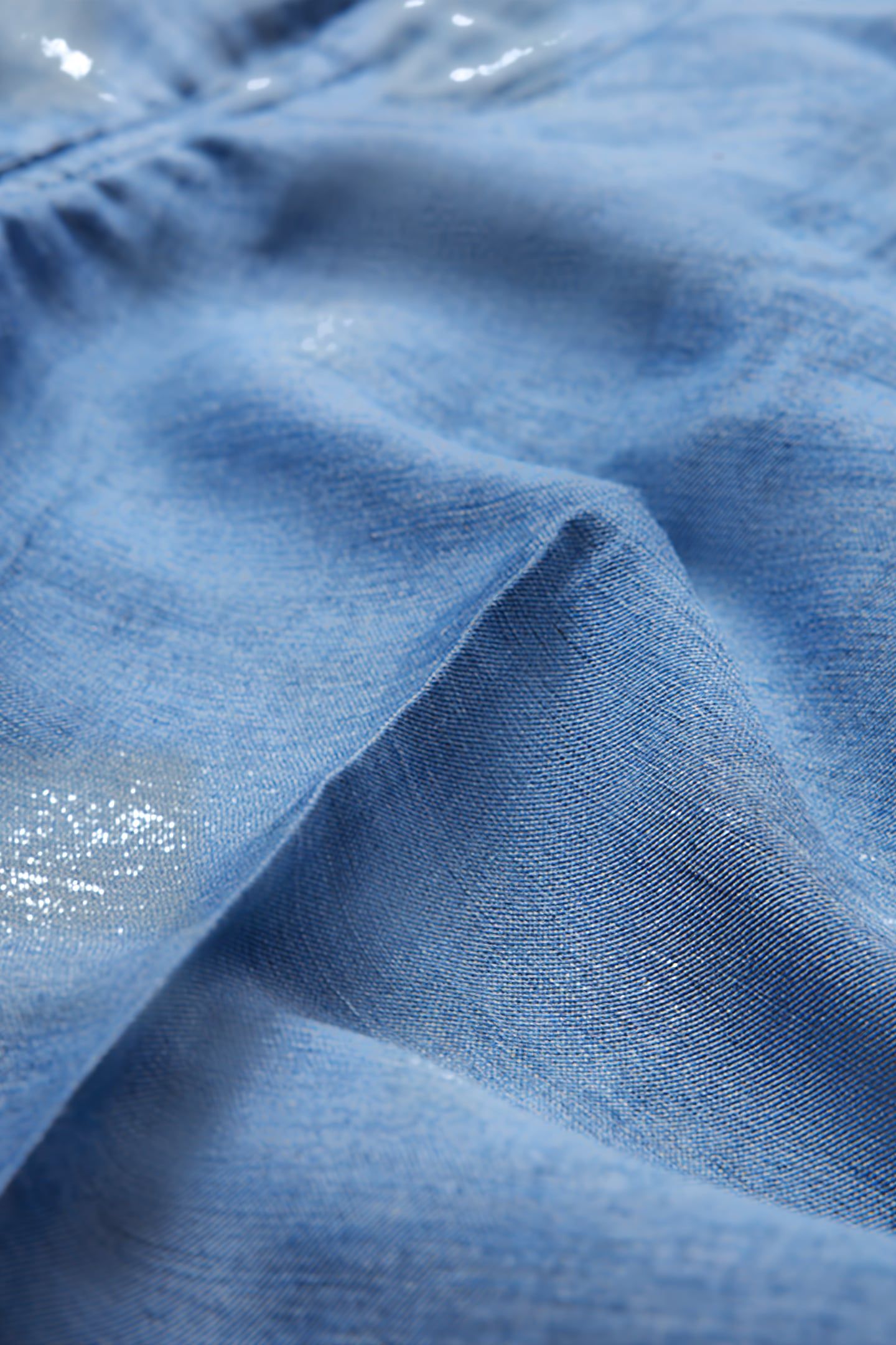 STRAIGHT FIT PANTS WITH DENIM BACK POCKE DUTCH BLUE 3