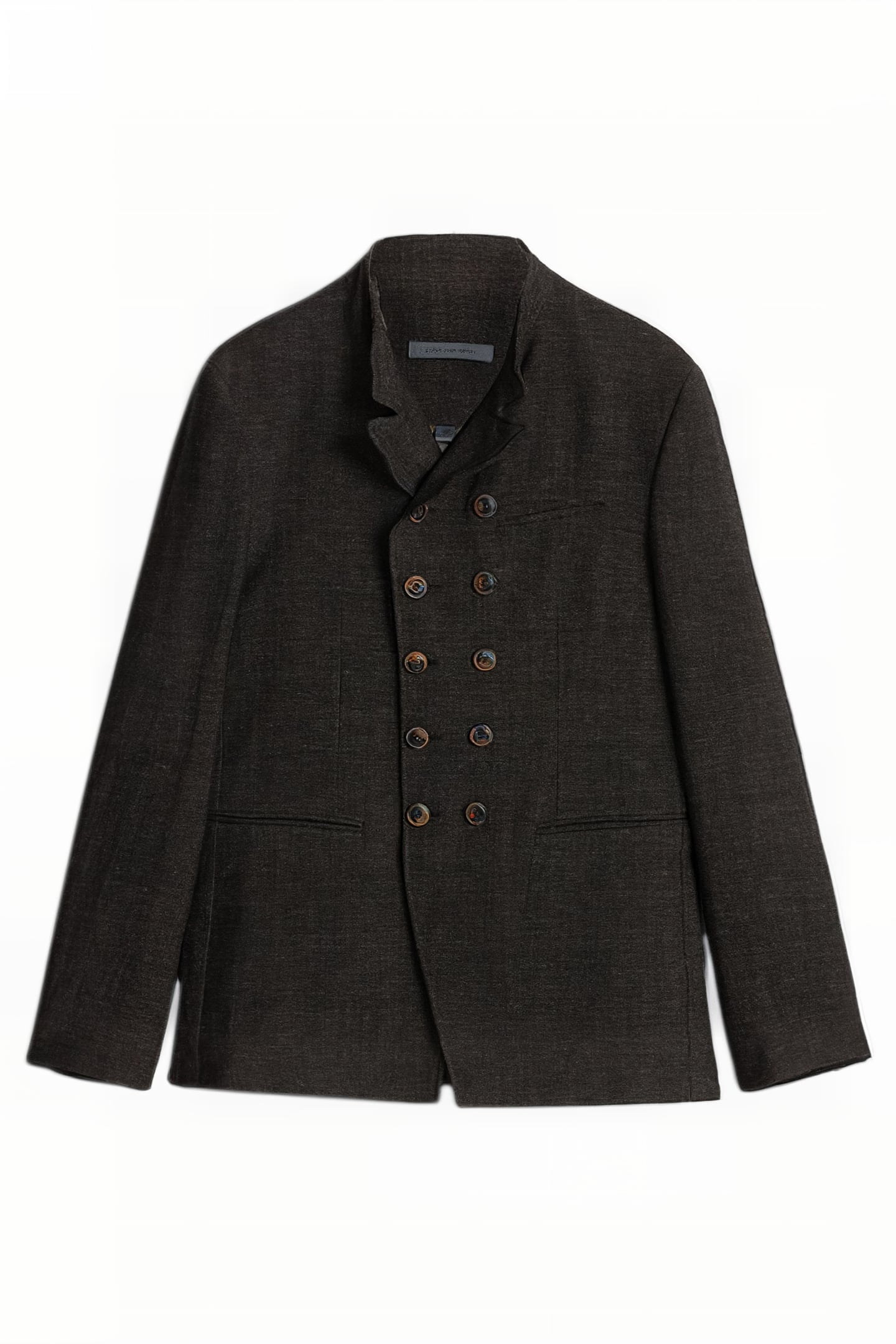 SLIM FIT DBL BREASTED MULTI-BUTTON JACKE SOIL 2