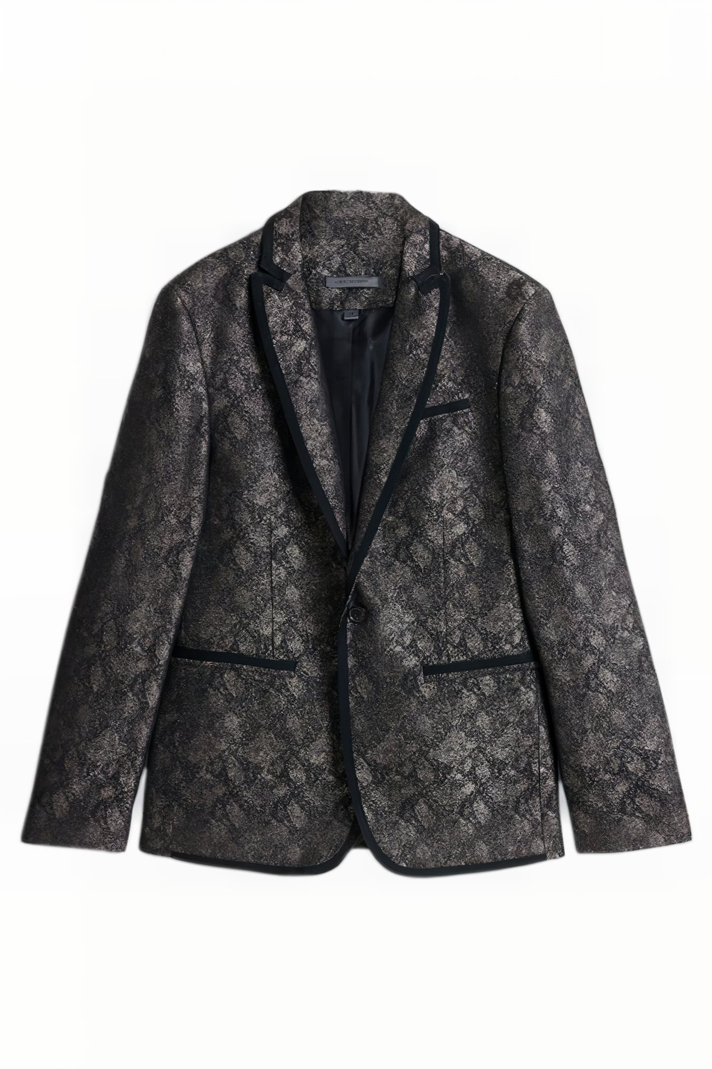 SLIM FIR BTN FRONT CLOSURE JACKET WITH S ALMOND 1