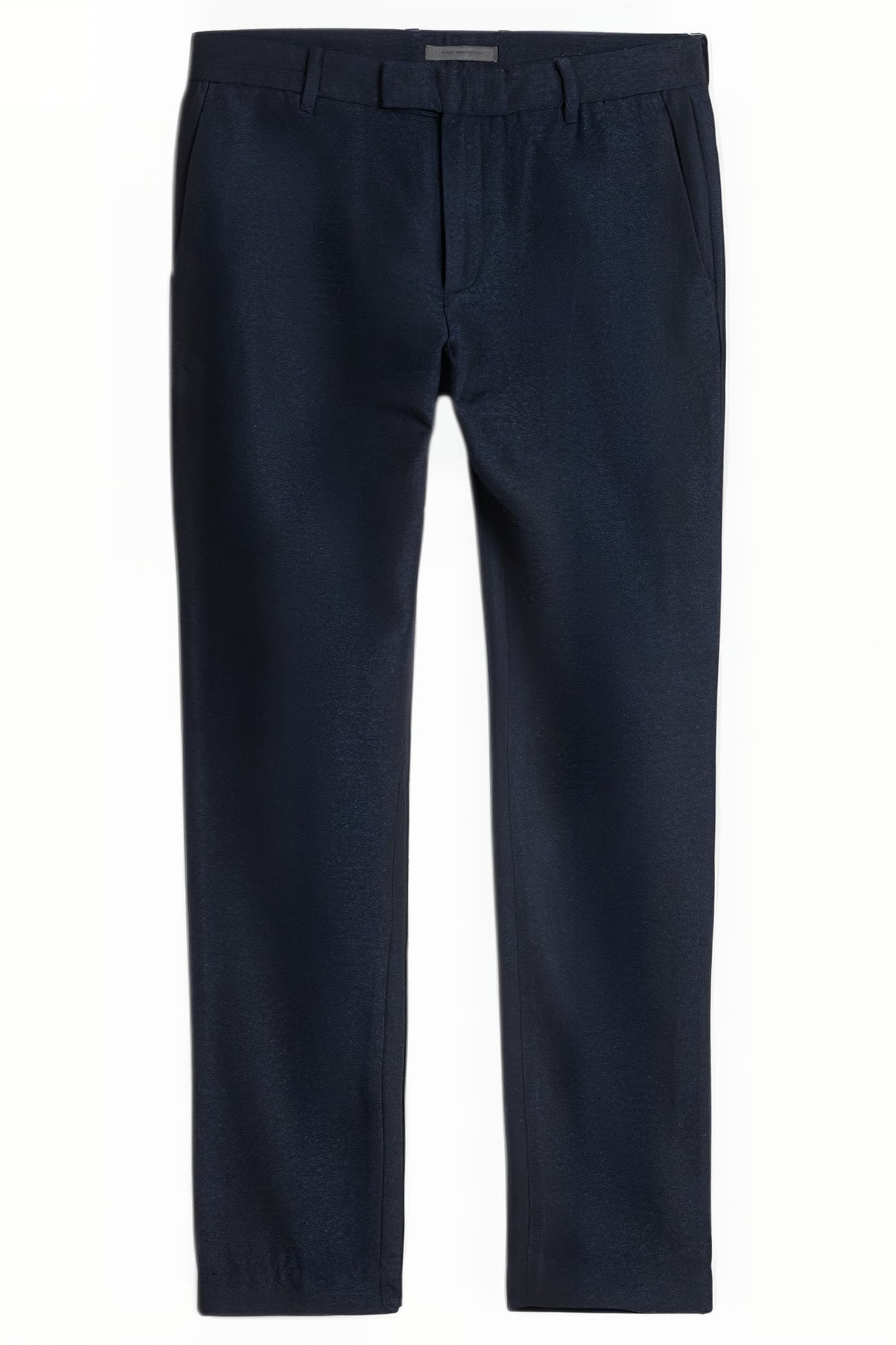 SLIM FIT PANTS WITH WELT HIP POCKET AND BLUE BLACK 1