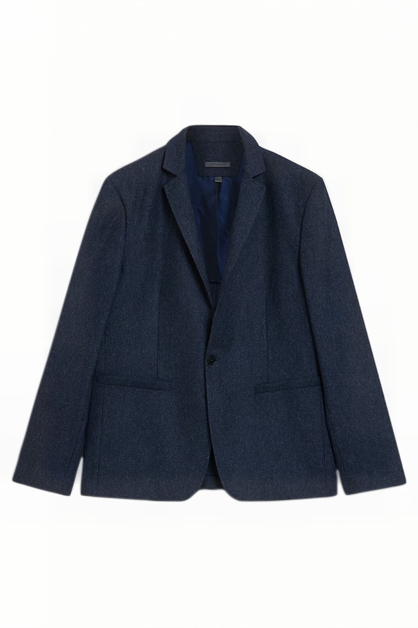 WILLET - ONE BUTTON SKINNY NOTCH LAPEL S NAVY 2