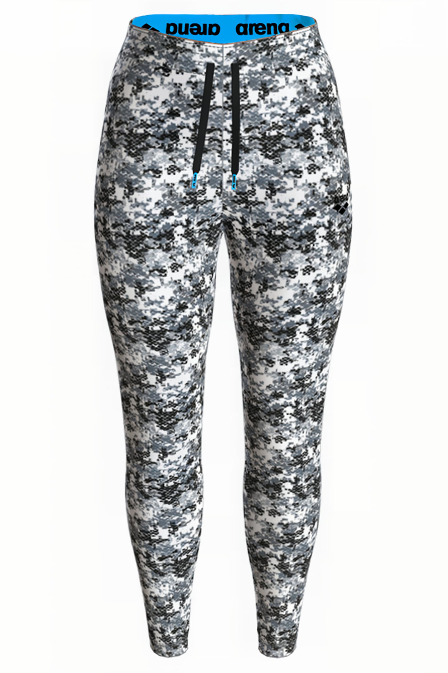W GYM SPACER PANT CAMOU BLACK 1