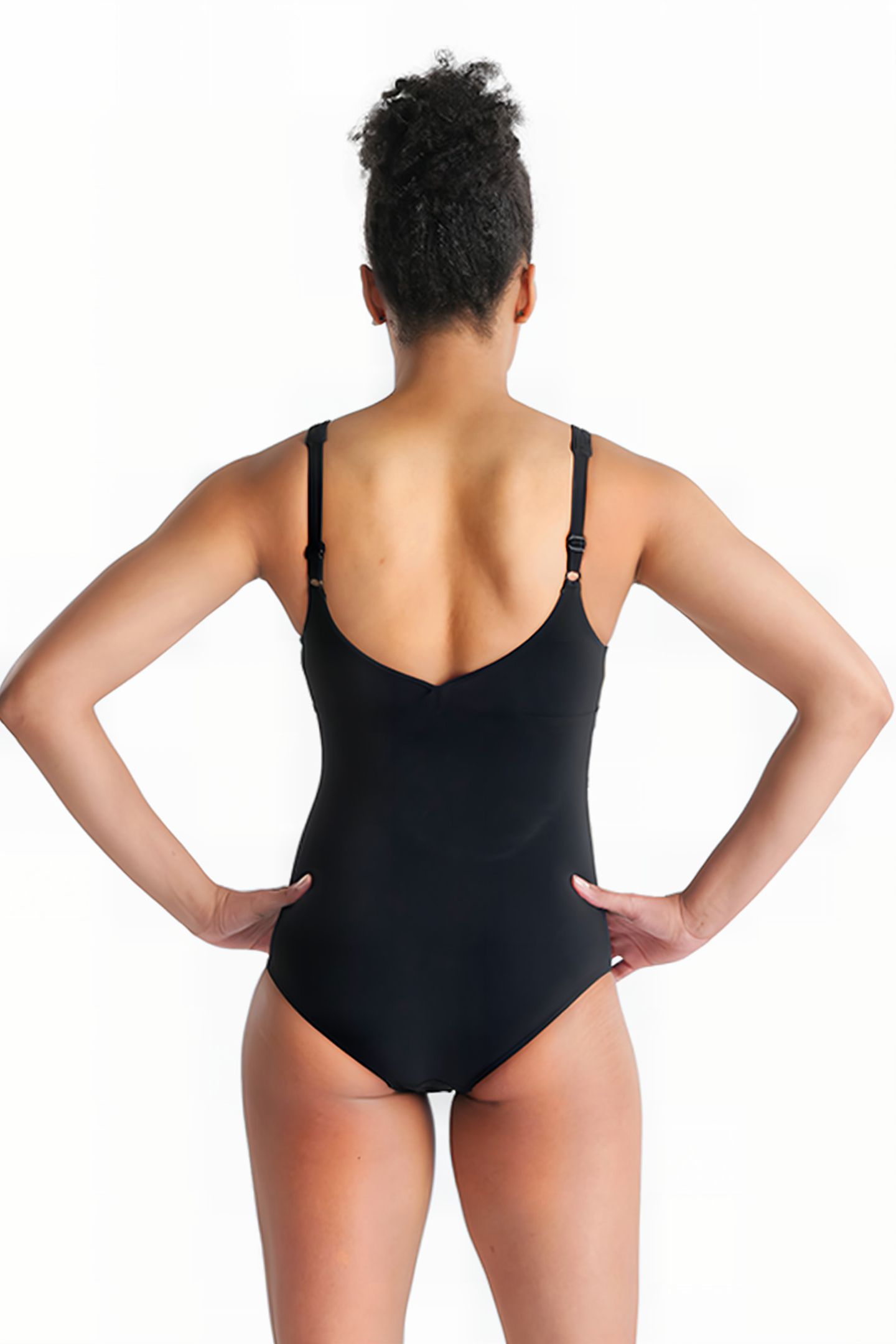 W JEWEL ONE PIECE BLACK-PEONIA RED 2