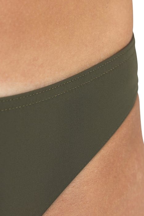 WOMEN'S ARENA SOLID BIKINI BANDEAU TIE B DARK OLIVE 9